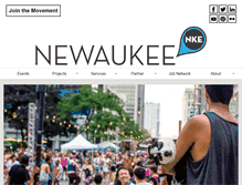 Tablet Screenshot of newaukee.com